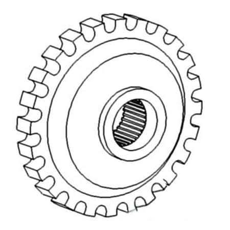 Aftermarket Trans Park Lock Gear Fits Case IH Tractor Models 1896 2090 A155636
